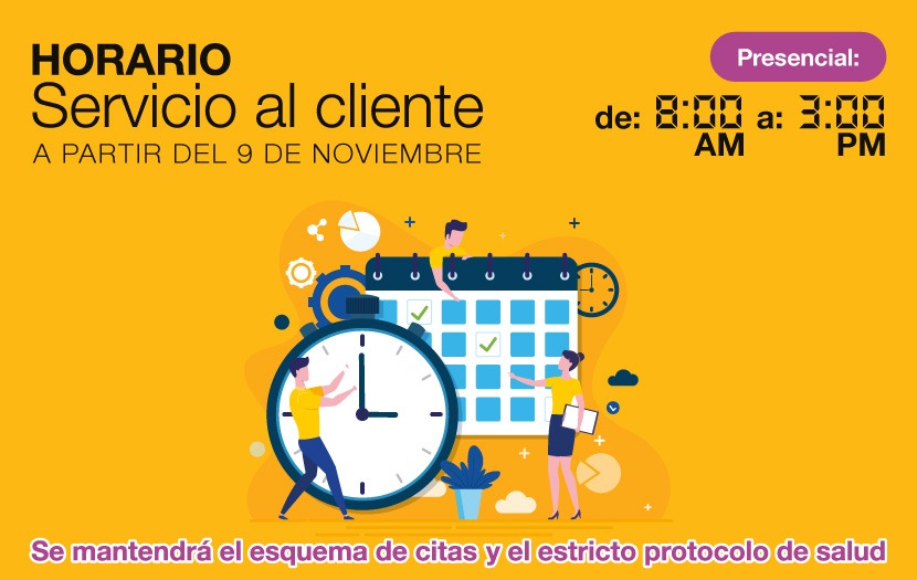 Horario de atención al cliente